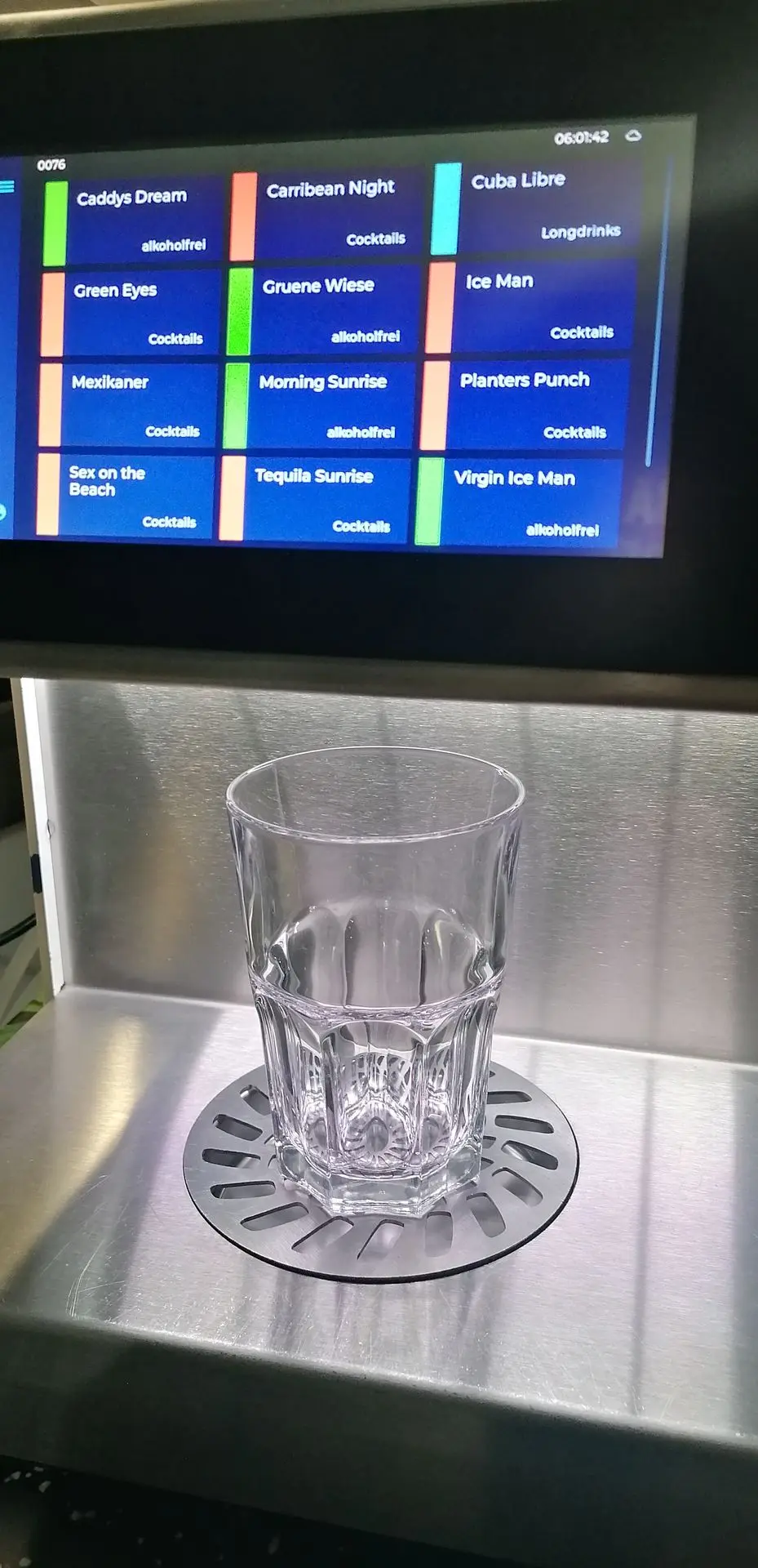 Cocktail Booster Mini mit Glas